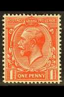 1912-24  1d Bright Scarlet "Q" FOR "O" Variety (Control T 22, R. 4/11), SG 357ab (SG Spec N16i), Fine Mint, A Few Slight - Other & Unclassified