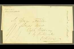 1834 INWARD ENTIRE LLOYDS AGENT AT TO PAPA WESTRAY, ORKNEY RE. SHIP WRECK  (Feb 14th) Entire Letter From Insurers At Whi - Other & Unclassified