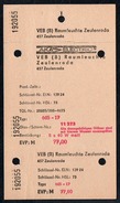 A6207 - Alter Beleg - Raumleuchten Zeulenroda - Rechnung - AKA Electric - Zeulenroda