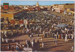 Afrique,maghreb,MAROC,MOROCCO,MARRAKECH,place Djemaa El Fna - Marrakech