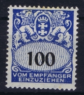 Danzig: Porto Mi Nr 37  Postfrisch/neuf Sans Charniere /MNH/** - Portomarken