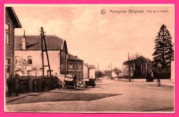 Momignies - Rue De La Station - Vieille Voiture - Animée - NELS - J. GERDAY LEMYE - Momignies