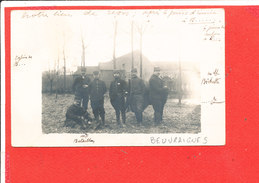 80 BEUVRAIGNES Carte Photo Animée Avec Soldats Guerre 1914 - Beuvraignes