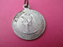 Médaille Religieuse Ancienne /Sainte Enfance/ Vierge Marie/Ange/Début XXéme Siécle   CAN486 - Religion & Esotericism