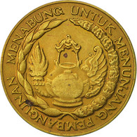 Monnaie, Indonésie, 10 Rupiah, 1974, TTB, Brass Clad Steel, KM:38 - Indonesië