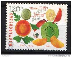 Hungary 2003. Fruits Stamp - Used ! - Gebraucht