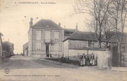 CPA 51 ST SOUPLET SUR PY RUE DU CHÂTEAU 1906 - Otros & Sin Clasificación