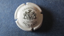 CAPSULE CHAMPAGNE VEUVE DURAND Blanc Et Noir, Ecriture Fine - Durand (Veuve)