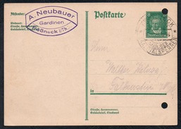 A6235 - Alte Postkarte - Bedarfspost - Pössneck - Pößneck - A. Neubauer Gardinen Nach Falkenstein 1927 - Pössneck