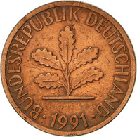 Monnaie, République Fédérale Allemande, Pfennig, 1991, Munich, TTB, Copper - 1 Pfennig