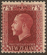 NZ 1915 7.5d KGV P14x13.5 SG 426 HM #AAN239 - Ongebruikt