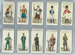 Player's  Cigarette Cards Military Uniforms Adhesive Type   Full Set Of 50 - Player's