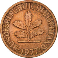Monnaie, République Fédérale Allemande, Pfennig, 1977, Munich, TTB, Copper - 1 Pfennig
