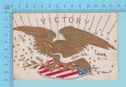 Victory, 1776, 1812, 1848, 1861-65, 1898, Golden Eagle Flag, Used In 1908 - Andere & Zonder Classificatie