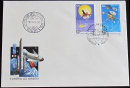 UNGARN 1991 Mi-Nr. 4133/34 A CEPT FDC - 1991