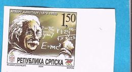 2004 297  ALBERT EINSTEIN    RRR IMPERFORATE BOSNIA HERZEGOWINA REPUBLIKA SRPSKA  MNH - Albert Einstein