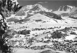 74-MEGEVE- VUE GENERALE LE MONT D'ARBOIS ET LE MONT BLANC - Megève