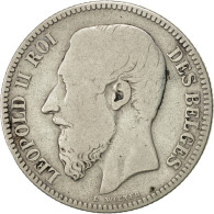 Monnaie, Belgique, Leopold II, 2 Francs, 2 Frank, 1866, TB, Argent, KM:30.1 - 2 Francs