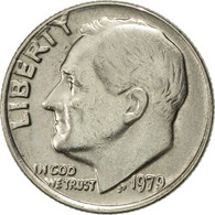 Monnaie, États-Unis, Roosevelt Dime, Dime, 1979, U.S. Mint, Philadelphie, TTB+ - 1946-...: Roosevelt
