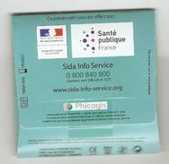 Préservatif Offert Par Le Ministère Chargé De La Santé - Santé Publique France - Sida Info  Service - Matériel Médical & Dentaire