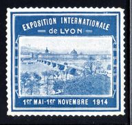 **  Exposition Internationale De Lyon  1 Mai - 1 Novembre - 1914 - Briefmarkenmessen