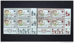 UNO-New York 334/5 Yv 302/3 Sc 310/1 Oo/FDC-cancelled EVB ´D´,  Internationales Jahr Des Kindes - Used Stamps
