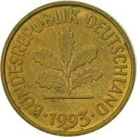 Monnaie, République Fédérale Allemande, 5 Pfennig, 1993, Stuttgart, TTB - 5 Pfennig