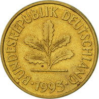 Monnaie, République Fédérale Allemande, 5 Pfennig, 1993, Munich, TTB+, Brass - 5 Pfennig