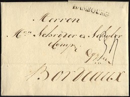 HAMBURG VORPHILA 1766, HAMBOURG, L1 Auf Brief Nach Bordeaux, Pracht - Autres & Non Classés