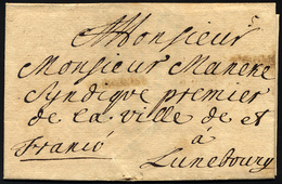 SCHLESWIG-HOLSTEIN - ALTBRIEFE 1737, Brief Von Ratzeburg Nach Lüneburg, Pracht - Schleswig-Holstein