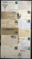 BAHNPOST Neumünster-Heide (aus Zug 1064-1471), 1914-58, 13 Belege, Meist Prachterhaltung - Franking Machines (EMA)