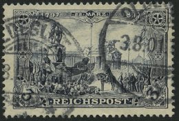 Dt. Reich 65I O, 1900, 3 M. Reichspost, Type I, Pracht, Mi. 60.- - Autres & Non Classés