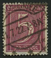 Dt. Reich 177 O, 1922, 5 Pf. Lilakarmin, Wz. 2, Pracht, Gepr. Dr, Oechsner, Mi. 260.- - Used Stamps