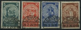 Dt. Reich 351-54 O, 1924, Nothilfe, Prachtsatz, Mi. 100.- - Used Stamps