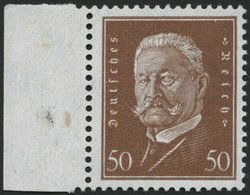 Dt. Reich 420 **, 1928, 50 Pf. Hindenburg, Pracht, Gepr. Schlegel, Mi. 140.- - Usados