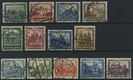 Dt. Reich 450-3,59-62,74-78 O, 1930-32, Bauwerke I - III, 3 Sätze Feinst/Pracht, Mi. 390.- - Usados