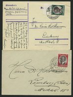 Dt. Reich 540-43 BRIEF, 1934, Kolonialforscher Je Als Einzelfrankatur Auf 4 Belegen, 25 Pf. Auf Nachnahme, Pracht - Altri & Non Classificati