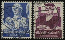 Dt. Reich 563/4 O, 1934, 25 Und 40 Pf. Stände, 2 Prachtwerte, Mi. 118.- - Sonstige & Ohne Zuordnung