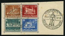 Dt. Reich 576-79 O, 1935, Herzstück Ostropa-Block Mit Sonderstempel, Feinst (etwas Stockig) - Otros & Sin Clasificación