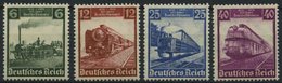 Dt. Reich 580-83 **, 1935, 100 Jahre Eisenbahn, Prachtsatz, Mi. 130.- - Other & Unclassified