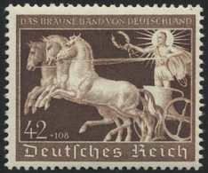 Dt. Reich 747 **, 1940, 42 Pf. Braunes Band, Pracht, Mi. 120.- - Other & Unclassified