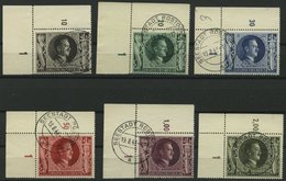 Dt. Reich 844-49 O, 1943, 54. Geburtstag, Je Aus Der Linken Oberen Bogenecke, Prachtsatz - Altri & Non Classificati