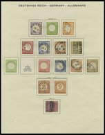 SAMMLUNGEN O, 1872-1922, Alter, Fast Nur Gestempelter Sammlungsteil Dt. Reich Mit Einigen Besseren Werten In Stark Unter - Used Stamps