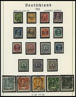 SAMMLUNGEN O,Brief,* , 1875-1923, Interessante Reichhaltige Restsammlung, Marken Oft Nicht Ríchtig Katalogisiert, Daher - Oblitérés