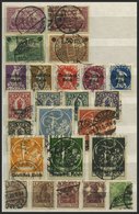 SAMMLUNGEN, LOTS A. 99-337 O, BrfStk, 1916-23, Gestempelte Sammlung Von 221 Verschiedenen Meist Kleineren Werten Inflati - Usati