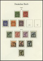 SAMMLUNGEN O, Gestempelte Sammlung Dt. Reich Von 1923-32 Auf Leuchtturmseiten Mit Guten Mittleren Ausgaben, Feinst/Prach - Used Stamps