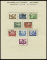 SAMMLUNGEN O,* , 1923-1945, Sammlungsteil Dt. Reich Mit Vielen Guten Sätzen Und Blocks, Gestempelt Oder Ungebraucht Gesa - Used Stamps