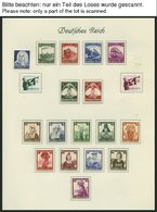 SAMMLUNGEN *,** , 1923-45, Ungebrauchte Saubere Sammlung Dt. Reich Mit Diversen Mittleren Ausgaben, Prachtsammlung, Mi. - Usati