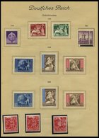 SAMMLUNGEN *,o , Restsammlung Dt. Reich Von 1923-45 Mit Noch Vielen Guten Mittleren Ausgaben, Feinst/Pracht, Hoher Katal - Used Stamps