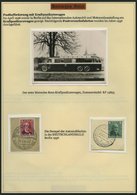 SAMMLUNGEN 1936, Spezialsammlung: Kraftkurspost Versuchsfahrten, Die Versuchsfahrten 1 - 12 Komplett Auf Belegen, Ausfüh - Gebraucht